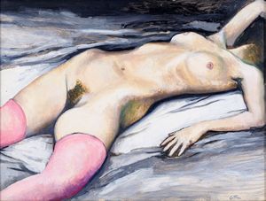 Renato Guttuso - Nudo disteso