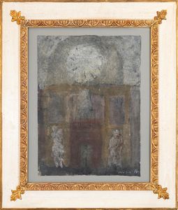 ZORAN MUSIC : Interno di cattedrale  - Asta Asta di Arte Moderna e Contemporanea - Associazione Nazionale - Case d'Asta italiane