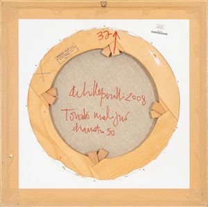 ACHILLE PERILLI : Tondo maligno  - Asta Asta di Arte Moderna e Contemporanea - Associazione Nazionale - Case d'Asta italiane