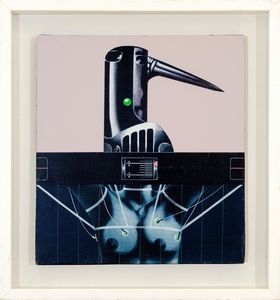 SERGIO  SARRI : Studio per la luce verde II  - Asta Asta di Arte Moderna e Contemporanea - Associazione Nazionale - Case d'Asta italiane