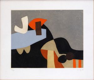 AFRO : Les Fleurs du Mal  - Asta Asta di Arte Moderna e Contemporanea - Associazione Nazionale - Case d'Asta italiane