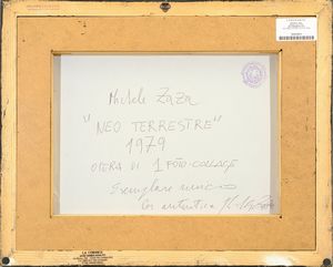 MICHELE  ZAZA : Neo terrestre  - Asta Asta di Arte Moderna e Contemporanea - Associazione Nazionale - Case d'Asta italiane