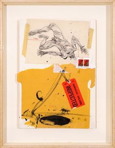 Vladimir Velickovic : American airlines - Inspected  - Asta Asta di Arte Moderna e Contemporanea - Associazione Nazionale - Case d'Asta italiane