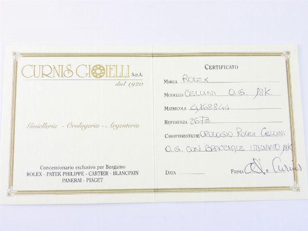 Orologio da polso per donna Rolex in oro giallo  - Asta Orologi e Gioielli - I - Associazione Nazionale - Case d'Asta italiane