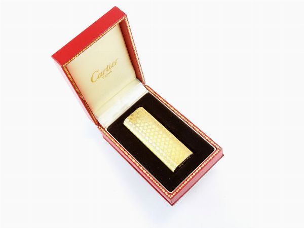 Accendino Cartier placcato oro  - Asta Orologi e Gioielli - I - Associazione Nazionale - Case d'Asta italiane