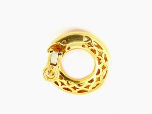 Orecchini Cartier in oro giallo con smeraldi  - Asta Orologi e Gioielli - I - Associazione Nazionale - Case d'Asta italiane