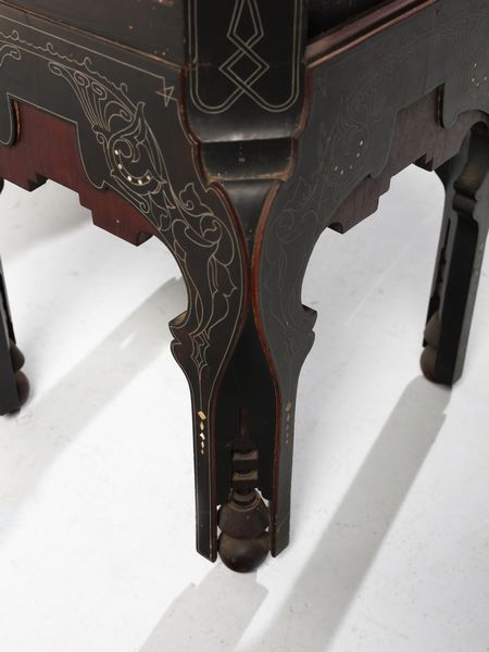 QUARTI EUGENIO (1867 - 1929) : Quattro sedie Neo-Orientaliste  - Asta Asta 523 | DESIGN E ARTI DECORATIVE DEL NOVECENTO Tradizionale - Associazione Nazionale - Case d'Asta italiane