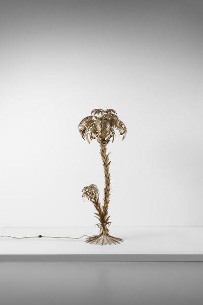 KOGL HANS : Lampada da terra a guisa di palma, Germania  - Asta Asta 523 | DESIGN E ARTI DECORATIVE DEL NOVECENTO Tradizionale - Associazione Nazionale - Case d'Asta italiane
