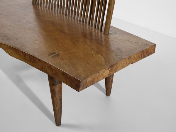 NAKASHIMA GEORGE  (1905 - 1990) : attributed. Panca  - Asta Asta 523 | DESIGN E ARTI DECORATIVE DEL NOVECENTO Tradizionale - Associazione Nazionale - Case d'Asta italiane