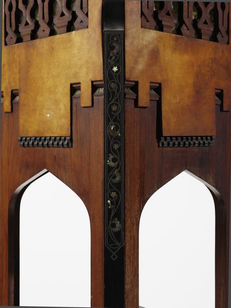 QUARTI EUGENIO (1867 - 1929) : Credenza a colonna Neo-Orientalista con piani a giorno e vetrinetta  - Asta Asta 523 | DESIGN E ARTI DECORATIVE DEL NOVECENTO Tradizionale - Associazione Nazionale - Case d'Asta italiane