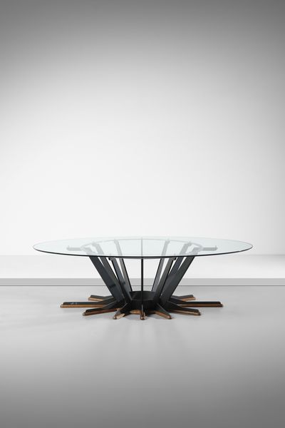 FALCIANI RENZO (n. 1922) : Grande tavolo  - Asta Asta 523 | DESIGN E ARTI DECORATIVE DEL NOVECENTO Tradizionale - Associazione Nazionale - Case d'Asta italiane