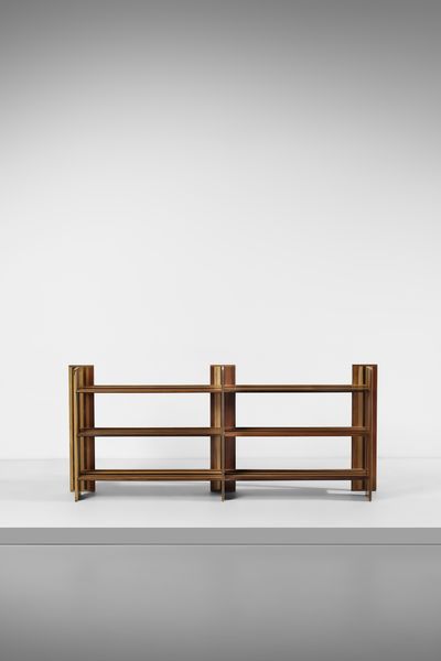 SCARPA AFRA (1937-2011) & TOBIA (n. 1935) : Libreria modulare mod. Mop per Molteni, Italia  - Asta Asta 523 | DESIGN E ARTI DECORATIVE DEL NOVECENTO Tradizionale - Associazione Nazionale - Case d'Asta italiane