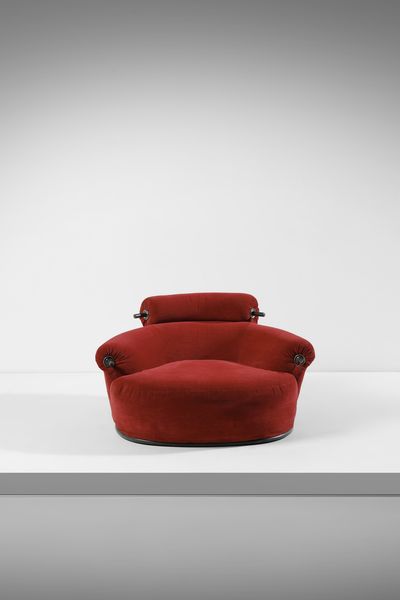 CACCIA DOMINIONI LUIGI (1913 - 2016) : Poltrona mod. P20 Toro per Azucena, Milano  - Asta Asta 523 | DESIGN E ARTI DECORATIVE DEL NOVECENTO Tradizionale - Associazione Nazionale - Case d'Asta italiane