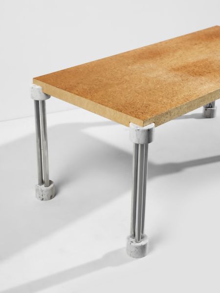 SOTTSASS ETTORE (1917 - 2007) : Tavolo produzione Pierluigi Ghianda, Italia  - Asta Asta 523 | DESIGN E ARTI DECORATIVE DEL NOVECENTO Tradizionale - Associazione Nazionale - Case d'Asta italiane