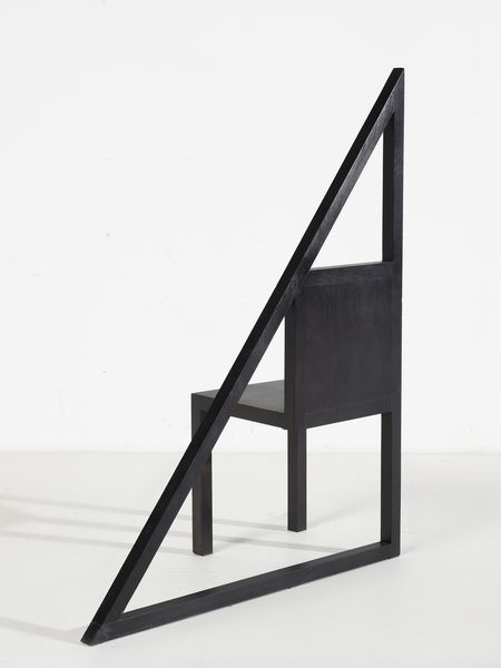 PALLUCCO PAOLO (n. 1950) : Sedia del geometra tranquillo  - Asta Asta 523 | DESIGN E ARTI DECORATIVE DEL NOVECENTO Tradizionale - Associazione Nazionale - Case d'Asta italiane