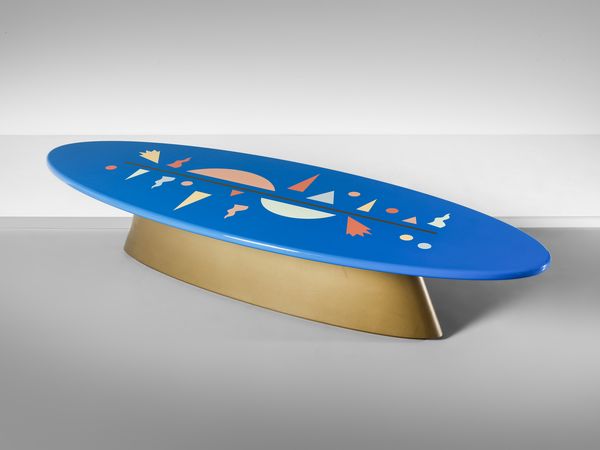 MENDINI ALESSANDRO (1931 - 2019) : Oriented Grande tavolo con piano ovale e gamba centrale ovoidale  - Asta Asta 523 | DESIGN E ARTI DECORATIVE DEL NOVECENTO Tradizionale - Associazione Nazionale - Case d'Asta italiane