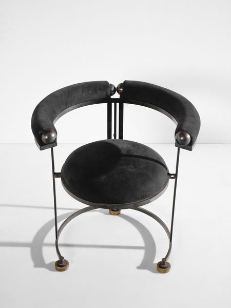 FALLANI ROBERTO  (n. 1937) : Sei poltroncine Tre Cerchi  - Asta Asta 523 | DESIGN E ARTI DECORATIVE DEL NOVECENTO Tradizionale - Associazione Nazionale - Case d'Asta italiane