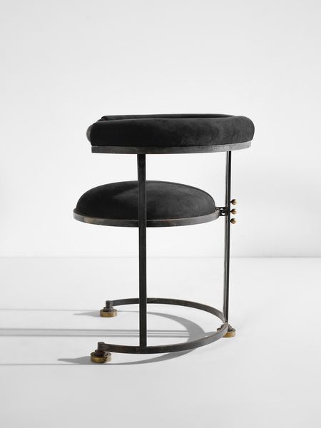 FALLANI ROBERTO  (n. 1937) : Sei poltroncine Tre Cerchi  - Asta Asta 523 | DESIGN E ARTI DECORATIVE DEL NOVECENTO Tradizionale - Associazione Nazionale - Case d'Asta italiane