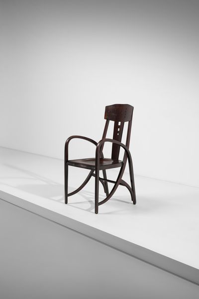 THONET GEBRDER : Poltroncina mod. 512, Vienna  - Asta Asta 523 | DESIGN E ARTI DECORATIVE DEL NOVECENTO Tradizionale - Associazione Nazionale - Case d'Asta italiane