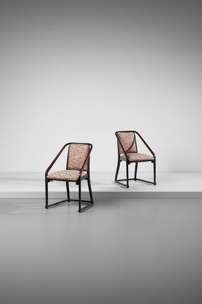 KOHN JACOB & JOSEPH : Coppia di poltroncine mod. 725B, Vienna  - Asta Asta 523 | DESIGN E ARTI DECORATIVE DEL NOVECENTO Tradizionale - Associazione Nazionale - Case d'Asta italiane