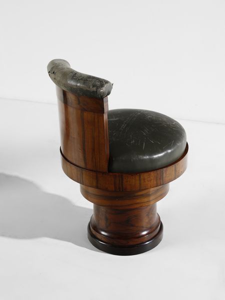 PIACENTINI MARCELLO (1881 - 1960) : nello stile di. Due sedie e una poltroncina girevole  - Asta Asta 523 | DESIGN E ARTI DECORATIVE DEL NOVECENTO Tradizionale - Associazione Nazionale - Case d'Asta italiane