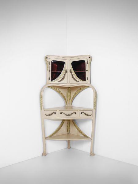 MANIFATTURA FRANCESE : Angoliera Art Nouveau con decori a cabochon e a motivi naturalistici  - Asta Asta 523 | DESIGN E ARTI DECORATIVE DEL NOVECENTO Tradizionale - Associazione Nazionale - Case d'Asta italiane