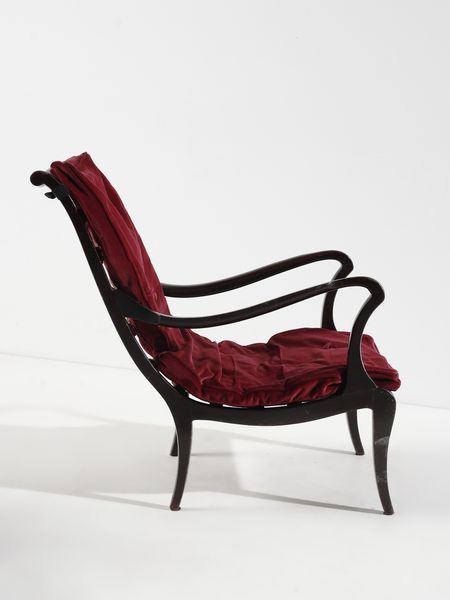 ZANINI GIGIOTTI (1893 - 1963) : Coppia di poltroncine in stile Novecento, Milano  - Asta Asta 523 | DESIGN E ARTI DECORATIVE DEL NOVECENTO Tradizionale - Associazione Nazionale - Case d'Asta italiane