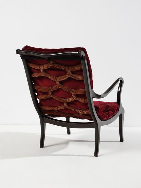 ZANINI GIGIOTTI (1893 - 1963) : Coppia di poltroncine in stile Novecento, Milano  - Asta Asta 523 | DESIGN E ARTI DECORATIVE DEL NOVECENTO Tradizionale - Associazione Nazionale - Case d'Asta italiane