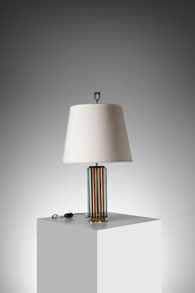 CHIESA PIETRO (1892 - 1948) : Lampada da tavolo per Fontana Arte, Milano  - Asta Asta 523 | DESIGN E ARTI DECORATIVE DEL NOVECENTO Tradizionale - Associazione Nazionale - Case d'Asta italiane