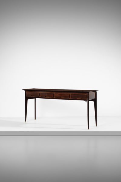 PARISI ICO (1916 - 1996) : Consolle a quattro cassetti, esecuzione Fratelli Rizzi, Intimiano  - Asta Asta 523 | DESIGN E ARTI DECORATIVE DEL NOVECENTO Tradizionale - Associazione Nazionale - Case d'Asta italiane