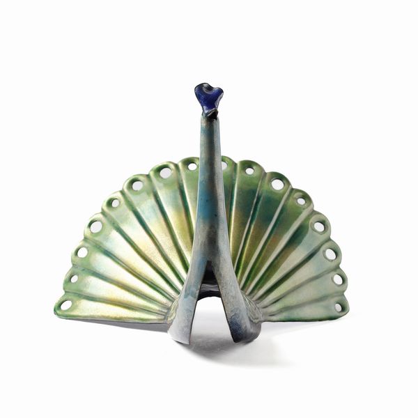 DE POLI PAOLO (1905 - 1996) : Pavoncella a coda alta Scultura, Padova  - Asta Asta 523 | DESIGN E ARTI DECORATIVE DEL NOVECENTO Tradizionale - Associazione Nazionale - Case d'Asta italiane