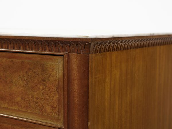 BUFFA PAOLO (1903 - 1970) : Grande cassettiera a dodici cassetti, esecuzione Enrico e Paolo Borghi, Cant  - Asta Asta 523 | DESIGN E ARTI DECORATIVE DEL NOVECENTO Tradizionale - Associazione Nazionale - Case d'Asta italiane
