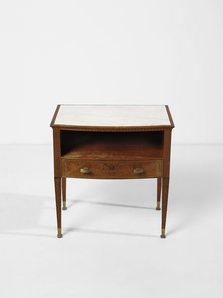 BUFFA PAOLO (1903 - 1970) : Coppia di comodini, esecuzione Enrico e Paolo Borghi, Cant  - Asta Asta 523 | DESIGN E ARTI DECORATIVE DEL NOVECENTO Tradizionale - Associazione Nazionale - Case d'Asta italiane