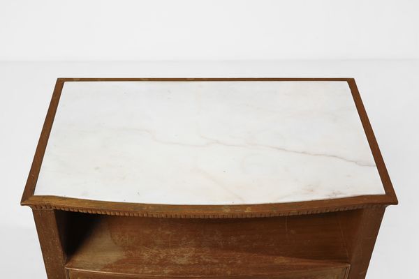 BUFFA PAOLO (1903 - 1970) : Coppia di comodini, esecuzione Enrico e Paolo Borghi, Cant  - Asta Asta 523 | DESIGN E ARTI DECORATIVE DEL NOVECENTO Tradizionale - Associazione Nazionale - Case d'Asta italiane