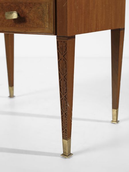 BUFFA PAOLO (1903 - 1970) : Coppia di comodini, esecuzione Enrico e Paolo Borghi, Cant  - Asta Asta 523 | DESIGN E ARTI DECORATIVE DEL NOVECENTO Tradizionale - Associazione Nazionale - Case d'Asta italiane