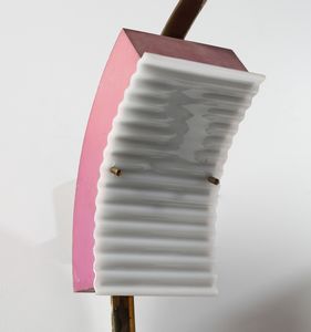 LELII ANGELO (1911 - 1979) : Coppia di appliques per Arredoluce, Monza  - Asta Asta 523 | DESIGN E ARTI DECORATIVE DEL NOVECENTO Tradizionale - Associazione Nazionale - Case d'Asta italiane