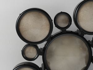 GRUPPO BBPR (n. 1932) : Grande lampada a plafone o a sospensione mod. 2045/p per Arteluce, Milano  - Asta Asta 523 | DESIGN E ARTI DECORATIVE DEL NOVECENTO Tradizionale - Associazione Nazionale - Case d'Asta italiane