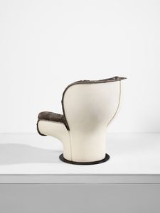 COLOMBO JOE (1930 - 1971) : Poltrona girevole mod. Elda per Comfort, Italia  - Asta Asta 523 | DESIGN E ARTI DECORATIVE DEL NOVECENTO Tradizionale - Associazione Nazionale - Case d'Asta italiane