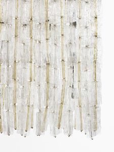 VENINI : Grande lampada a sospensione della serie Elica, Murano  - Asta Asta 523 | DESIGN E ARTI DECORATIVE DEL NOVECENTO Tradizionale - Associazione Nazionale - Case d'Asta italiane