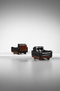 SARTORI FRANZ T. (1927 - 2000) - Coppia di poltrone per Lenzi, Quarrata