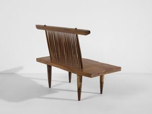 NAKASHIMA GEORGE  (1905 - 1990) : attributed. Panca  - Asta Asta 523 | DESIGN E ARTI DECORATIVE DEL NOVECENTO Tradizionale - Associazione Nazionale - Case d'Asta italiane