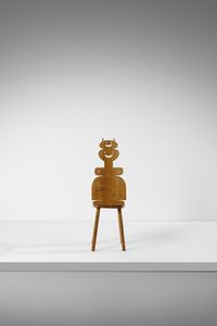 MATTA ROBERTO SEBASTIAN ANTONIO (1911 - 2002) : Senza titolo Sedia  - Asta Asta 523 | DESIGN E ARTI DECORATIVE DEL NOVECENTO Tradizionale - Associazione Nazionale - Case d'Asta italiane