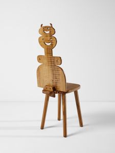 MATTA ROBERTO SEBASTIAN ANTONIO (1911 - 2002) : Senza titolo Sedia  - Asta Asta 523 | DESIGN E ARTI DECORATIVE DEL NOVECENTO Tradizionale - Associazione Nazionale - Case d'Asta italiane