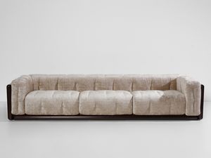 SCARPA CARLO (1906 - 1978) : Divano a tre posti e poltrona mod. Cornaro per Simon, San Lazzaro di Savena  - Asta Asta 523 | DESIGN E ARTI DECORATIVE DEL NOVECENTO Tradizionale - Associazione Nazionale - Case d'Asta italiane