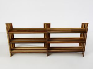 SCARPA AFRA (1937-2011) & TOBIA (n. 1935) : Libreria modulare mod. Mop per Molteni, Italia  - Asta Asta 523 | DESIGN E ARTI DECORATIVE DEL NOVECENTO Tradizionale - Associazione Nazionale - Case d'Asta italiane