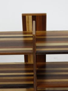 SCARPA AFRA (1937-2011) & TOBIA (n. 1935) : Libreria modulare mod. Mop per Molteni, Italia  - Asta Asta 523 | DESIGN E ARTI DECORATIVE DEL NOVECENTO Tradizionale - Associazione Nazionale - Case d'Asta italiane