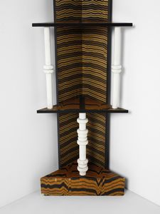 DU PASQUIER NATALIE (n. 1957) : Angoliera mod. Tiger produzione Zeus, Italia  - Asta Asta 523 | DESIGN E ARTI DECORATIVE DEL NOVECENTO Tradizionale - Associazione Nazionale - Case d'Asta italiane