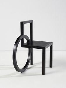 PALLUCCO PAOLO (n. 1950) : Sedia di entrata nel cerchio magico  - Asta Asta 523 | DESIGN E ARTI DECORATIVE DEL NOVECENTO Tradizionale - Associazione Nazionale - Case d'Asta italiane