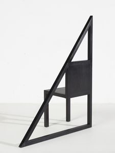 PALLUCCO PAOLO (n. 1950) : Sedia del geometra tranquillo  - Asta Asta 523 | DESIGN E ARTI DECORATIVE DEL NOVECENTO Tradizionale - Associazione Nazionale - Case d'Asta italiane