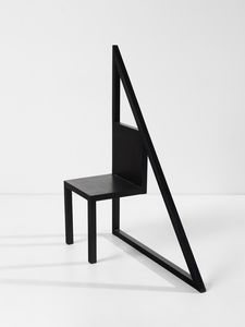 PALLUCCO PAOLO (n. 1950) : Sedia del geometra tranquillo  - Asta Asta 523 | DESIGN E ARTI DECORATIVE DEL NOVECENTO Tradizionale - Associazione Nazionale - Case d'Asta italiane